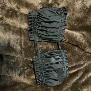 Black bathing suit top